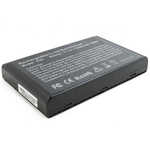Акумулятор для ноутбука Asus K40 (A32-F82) 5200 mAh